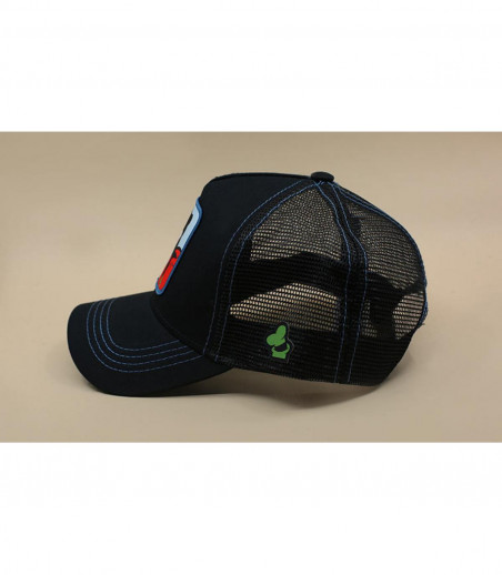 Capslab Cappellino trucker Dingo nero